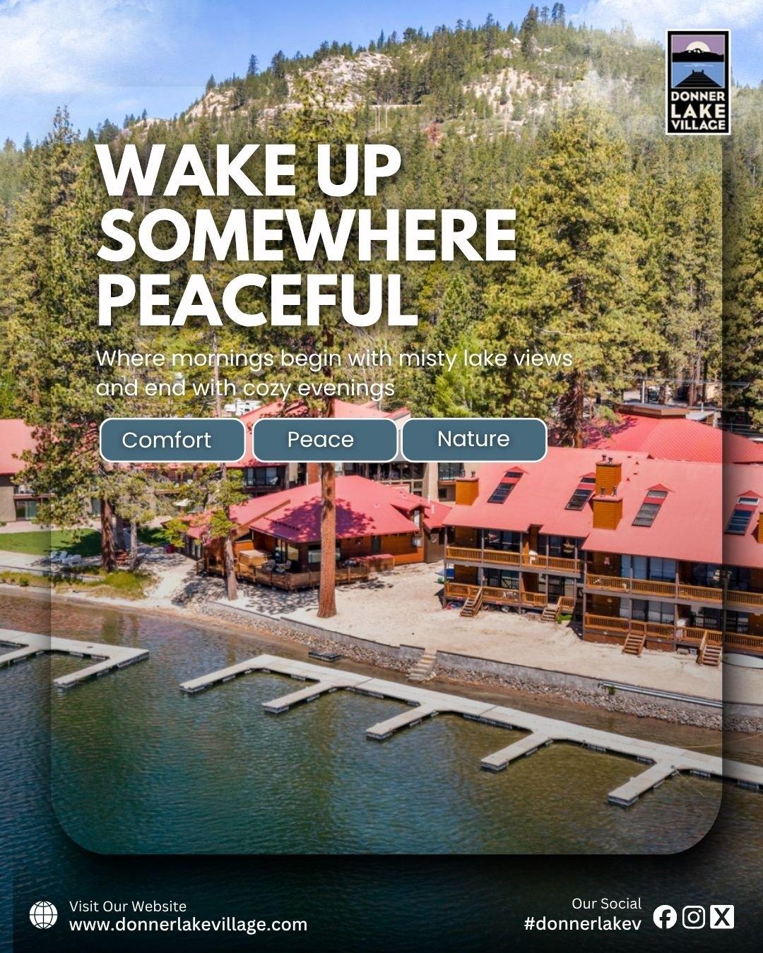 Wake Up Somewhere Peaceful